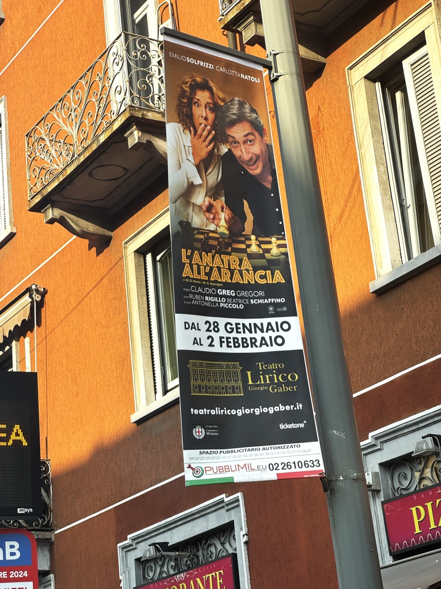 L'Anatra all'Arancia - Teatro Lirico Giorgio Gaber