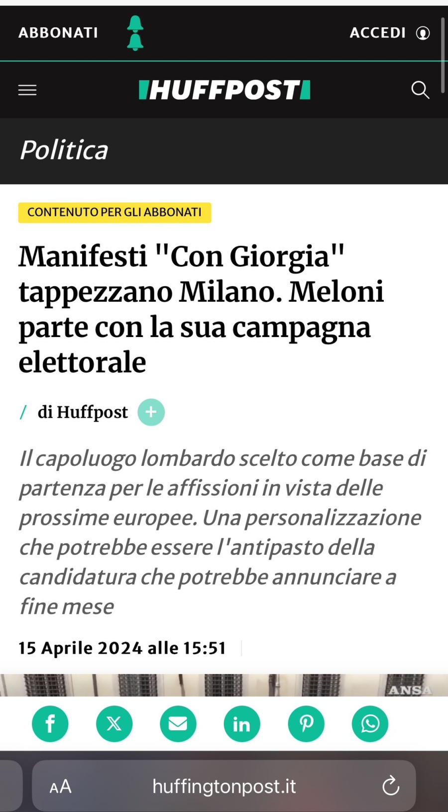 Giorgia Meloni - Fratelli D'Italia